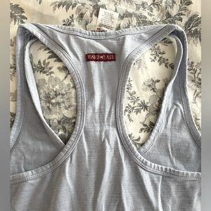 Hard tail fitted tank top